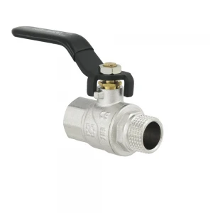 Кран шаровой Raftec BLACK PN40 ЗВ 1/2" ручка DRH11