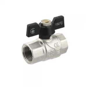 Кран кульовий Rafteс BLACK PN40 ВВ 1/2" метелик