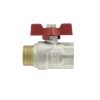 Кран шаровый Raftec RED PN40 ЗВ 3/4" бабочка CBB-021