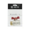 Кран шаровый Raftec RED PN40 ЗВ 3/4" бабочка CBB-021