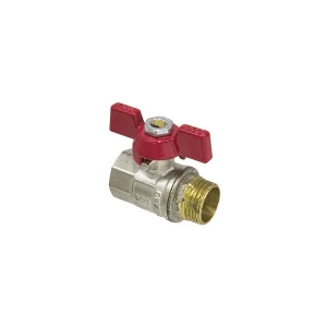 Кран кульовий ЭКО PN20 ЗВ 1/2" EKB-11 метелик