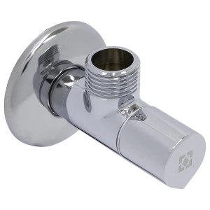 Кран кутовий з керамічним запірним елементом Raftec PN10 ЗЗ 1/2"x1/2" VKE6001