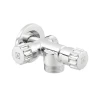 Кран приладовий вентильний Raftec Silver 1/2"х 1/2"х3/4" VBE010102
