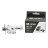 Кран приладовий вентильний Raftec Silver 1/2"х 1/2"х3/4" VBE010102