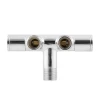 Кран приладовий з керамічним зап.ел Raftec Silver 1/2" VKE801005