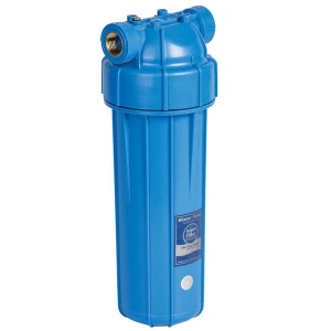 Колба Aquafilter 10 "з синьою кришкою, латунна різьба 3/4"