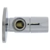 Кран угловой с керамическим запорным элементом Raftec PN10 ЗЗ 1/2"x1/2" VKE7721
