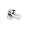 Кран приладовий кутовий Raftec Relo Silver 1/2" VKE80101
