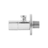 Кран приладовий кутовий Raftec Relo Silver 1/2" VKE80101