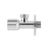 Кран приборный угловой Raftec Silver ABS handle mini 1/2"x3/4" VMI0102