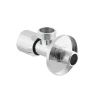 Кран приборный угловой Raftec Silver ABS handle mini 1/2"x3/4" VMI0102