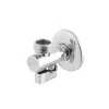 Кран приладовий кутовий з фільтром Raftec Silver 1/2" KFH0101