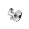 Кран приладовий кутовий з фільтром Raftec Silver 1/2" KFH0101