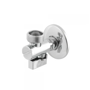 Кран приладовий кутовий з фільтром Raftec Silver 1/2"x3/4" KFH0102