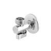 Кран приладовий кутовий з фільтром Raftec Silver 1/2"x3/4" KFH0102