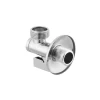 Кран приладовий кутовий з фільтром Raftec Silver 1/2"x3/4" KFH0102