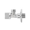 Кран приладовий кутовий Raftec Relo Silver 1/2" KH0101