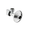 Кран приладовий кутовий Raftec Relo Silver 1/2" KH0101