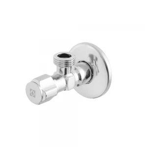 Кран приладовий кутовий Raftec Silver ABS four ribs handle 1/2" VFE0101