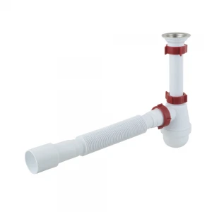 Сифон для умывальника Polmark 1 1/4"x40 с резьбовым выпуском 40x40/50 PM 40 SF 10 03