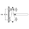 Смеситель для ванной G-lauf QST3-A827