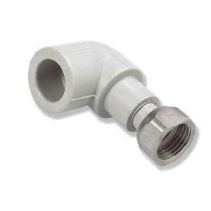 Колено PPR Ekoplastik 20мм 1/2" с НГ SKOM02020X