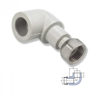 Колено PPR Ekoplastik НГ 20х3/4" SKOM02025X