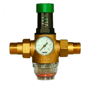 Редуктор давления HERZ 3/4" диапазон регулировки 1,0-6,0 бар,температура 0-40 С 1268212