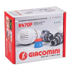 Термостатический комплект угловой Giacomini 1/2"х1/2" R470FX023