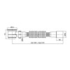 Сифон для душового піддону Polmark 1 1/2" і гофротрубой 40x40/50