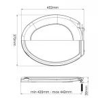 Сидіння для унітаза з малюнком Nova 20121N "Море"