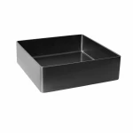 Умивальник Platinum Handmade 400x400 мм PLATINUM PVD чорний