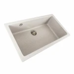 Гранітна мийка для кухні Platinum 7945 Paruana матова Топаз