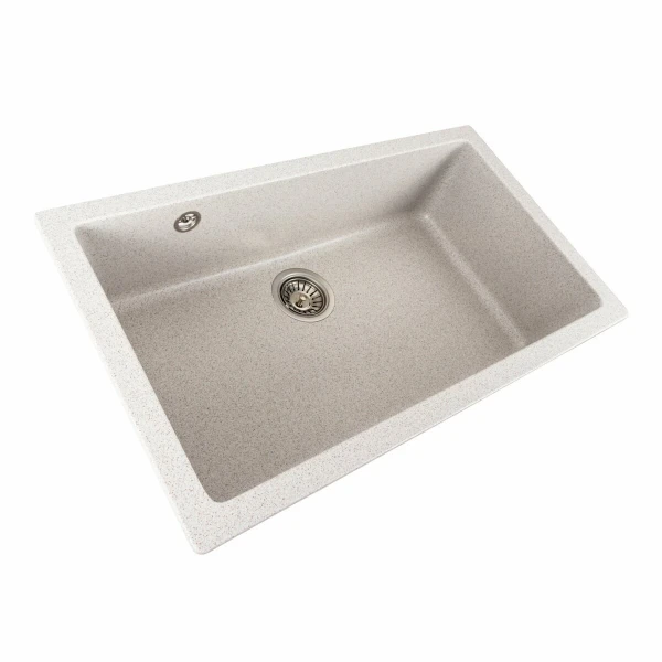 Гранітна мийка для кухні Platinum 7945 Paruana матова Топаз