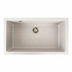 Гранітна мийка для кухні Platinum 7945 Paruana матова Топаз