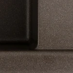 Гранітна мийка для кухні Platinum 7850 CUBE матова Темна скеля