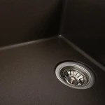 Гранітна мийка для кухні Platinum 7850 ROMA матова Темна скеля