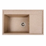 Гранітна мийка для кухні Platinum 7950 AZURIT матова Карамель