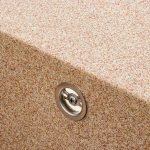 Гранітна мийка для кухні Platinum 7950 AZURIT матова Карамель