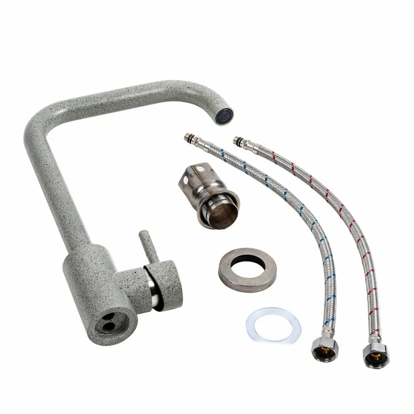 Змішувач кухонний Platinum NS02B (3008B-NA) сірий