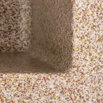 Гранітна мийка для кухні Platinum 4040 RUBA матова карамель