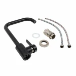 Змішувач кухонний Platinum KT 11 (3008B-FH) Чорний металік