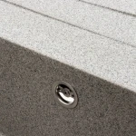 Кухонна мийка гранітна матова 7050 CASCADA Platinum Сірий