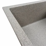 Кухонна мийка гранітна матова 7050 CASCADA Platinum Сірий