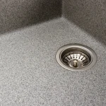 Кухонна мийка гранітна матова 7050 CASCADA Platinum Сірий