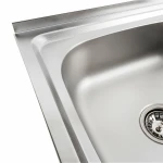 Кухонна мийка з нержавіючої сталі Valeso ДЕКОР 8050 L (0,7/160 мм)