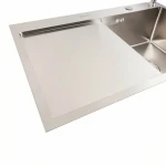 Кухонна мийка CM 78*50 R нержавійка VALESO Handmade (круглий сифон 3,0/0,8)