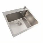 Кухонна мийка 50*45 нержавійка VALESO Handmade (сифон круглий, 3,0/0,8)