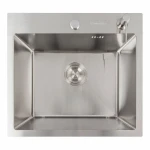 Кухонна мийка 50*45 нержавійка VALESO Handmade (сифон круглий, 3,0/0,8)