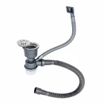 Сифон одинарий для мийок Handmade VALESO (верхівка brash, арт. 901)